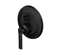 Steinberg Série 350 Mitigeur bain-douche, kit de finition, 2 consommateurs, avec inverseur, 3, 35021033S, 35021033S, Colorazione: nero