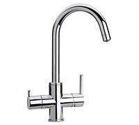 Miscelatore Plados FLO60 monocomando a 3 vie per erogare acque separate (Cromo)