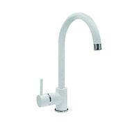 Plados Rubinetto Cucina Miscelatore Monocomando in Ultragranit colore Bianco Opale UG90 - PETRAMIX