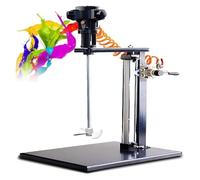 Miscelatore pneumatico a staffa, agitatore automatico for secchi in acciaio inossidabile da 20 l, 5 galloni, 1/4 HP, miscelatore for rivestimenti di vernice, miscelatore for liquidi ad aria compressa