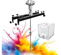 Miscelatore Pneumatico a Staffa, Miscelatore per Cisterne Ibc, Agitatore per Vernici Commerciale Da 1 Tonnellata Con Gancio Di Supporto, Capacità Di Miscelazione: 1000 L/264 Galloni Large5Cylinders
