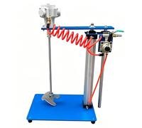 Miscelatore Pneumatico con Sollevamento Automatico, Agitatore ad Aria da 25 Galloni, 1/4 HP, 3200 Giri/min con Albero in Acciaio Inossidabile 304