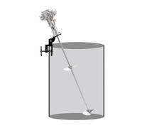 Miscelatore pneumatico con staffa, agitatore for vernice con clip for barile da 55 galloni, agitatore ad aria for macchina for mescolare la vernice, strumento for miscelare la vernice