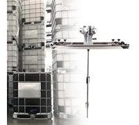 Miscelatore pneumatico con staffa in acciaio inossidabile, agitatore d'aria for serbatoio IBC 1/2,3/4,1 cavalli, strumento di miscelazione dell'aria for macchina for agitazione vernice(1Horsepower)