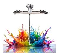 Miscelatore pneumatico con staffa in acciaio inossidabile, agitatore di vernice, con staffa regolabile e regolazione continua della velocità, for rivestimento di vernice(1Horsepower)