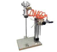 Miscelatore pneumatico da 1 gallone, miscelatore verticale per rivestimenti desktop, agitatore d'aria a sollevamento automatico 1/8HP, strumento di miscelazione per vernici a inchiostro per coloranti