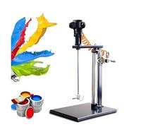 Miscelatore pneumatico da 5 galloni e 20 litri, sollevamento in acciaio inossidabile con tripla girante, altezza regolabile e velocità minima di 1500~3000 giri/min.