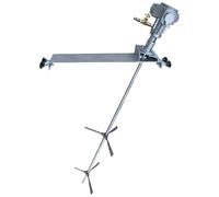 Miscelatore Pneumatico for Vernice da 100 Galloni, con Staffa Inclinabile, Utensile di Miscelazione Pneumatico da 3/4 HP, 2400 Giri/min, for Una Miscelazione Efficiente di Vernice E Colla