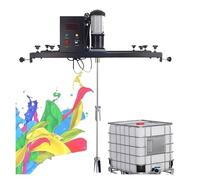 Miscelatore pneumatico for vernice, malta, aria, 980 W, contenitore elettrico, macchina for miscelazione, agitatore, staffa, azionamento for miscelazione ad aria con elica pieghevole