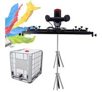 Miscelatore pneumatico for vernice, tamburo ad aria, 3280 W, contenitore elettrico portatile, macchina di agitazione commerciale portatile con gancio di supporto for solvente for inchiostro