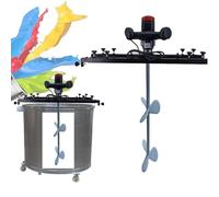 Miscelatore pneumatico for vernice, tamburo ad aria, 3280 W, contenitore elettrico portatile, macchina di agitazione commerciale portatile con gancio di supporto for solvente for inchiostro