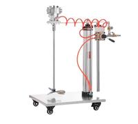 Miscelatore pneumatico for vernici, miscelatore for vernici, miscelatore pneumatico, agitatore ad aria di sollevamento automatico for la miscelazione di vernici e rivestimenti