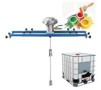 Miscelatore pneumatico IBC, agitatore d'aria con eliche pieghevoli, macchina per agitare la vernice ad alta coppia, miscelatore versatile per inchiostri, coloranti e prodotti chimici, supporta un faci