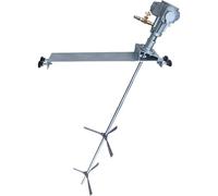 Miscelatore Pneumatico Industriale 100 Galloni, Miscelatore Automatico Inclinabile 3/4HP, Velocità Rotazione: 1900 Giri/min, Capacità Agitazione: 400 Kg, Con Staffa Montaggio