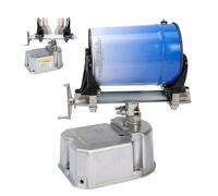 Miscelatore Pneumatico per Vernice 1-5L, Paint Shaker ad Aria Compressa con Supporto Regolabile e Movimento Oscillante per Preparazione Materiali