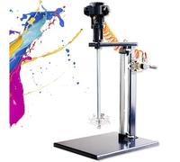 Miscelatore Pneumatico per Vernice da 5 galloni, agitatore per Vernice con Sollevamento Automatico da 1500-3000 Giri/min, con Supporto, Altezza Regolabile, Strumento di miscelazione per Rive