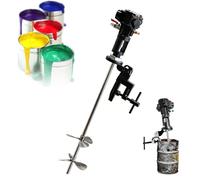 Miscelatore Pneumatico Per Vernici Da 1/4 HP Con Morsetto Da 2,8 Cm, Asta Di Miscelazione Da 83 Cm, 2500 Giri/min, Coppia Di 64 N·m, Miscelatore Industriale Per Vernici, Rivestimenti E Liquidi,A