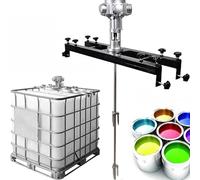 Miscelatore pneumatico per vernici IBC, agitatore per vernici con contenitore da 265 galloni, miscelatore pneumatico professionale per serbatoi, elica pieghevole, 1/2 HP, 3/4 PHP, 1 HP per agitatore