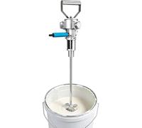 Miscelatore Pneumatico Per Vernici, Macchina Miscelatrice Ad Aria Compressa, Portatile Da 1/4 Hp Con Velocità Regolabile Da 50 A 2800 Giri/min, Pala A 3 Lame Da 100 Mm Per Vernici, Rivestimenti E