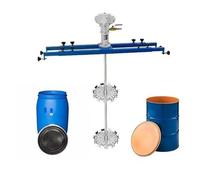 Miscelatore pneumatico per vernici per IBC e fusti aperti, agitatore ad aria con staffa per miscelatore di vernici, strumento per miscelazione vernici, contenitore: fusto ap,Container: Open-top Drum