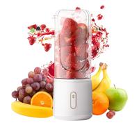 Miscelatore portatile da 500 ml, piccolo frullatore per frullato personale, estrattore di frutta e verdura con 12 lame per viaggi all'aperto