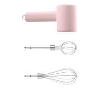 Miscelatore portatile per la cottura in acciaio inossidabile Frusta ergonomica senza fili per uova frusta per panna e impasti Miscelatore elettrico con frusta in acciaio inossidabile