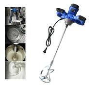 Miscelatore Professionale, Miscelatore per Malta, 2600W Miscelatore Cemento, Miscelatore Camion Betoniera, Miscelatore per Colla, 6 Vlocità, Agitatore M14 da 120 x 590mm, per Miscelazione di Vernice
