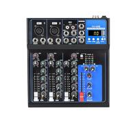 Miscelatore professionale Mixer Audio Mixer Professionale A 7 Canali Riverbero USB F7 Home KTV Mixer Audio Di Rete Live For Performance Sul Palco For PC per la registrazione di DJ Stage Karaoke DSP Ef