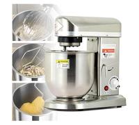 Miscelatore professionista per pasticceria/impastatrice, 300W/500W/500W, 5L/7L/10L, Robot per cucina multifunzione, scodella in acciaio inossidabile, 3 velocità dell’impastatore per il pane (5L)