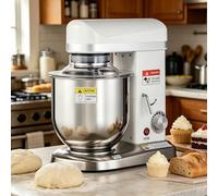 Miscelatore rapido, robot da cucina elettrico semplice e di base, cibo da cucina con ciotola|per cuocere al forno, torte, biscotti, impastare(7l)