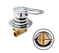 Miscelatore Rubinetti Doccia in Ottone Valvola Di Derivazione Miscelatore Acqua Fredda e Calda Rubinetto Vasca Da Bagno Per Doccia/Bagno (Intubation)