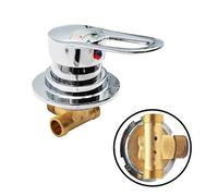 Miscelatore Rubinetti Doccia in Ottone Valvola Di Derivazione Miscelatore Acqua Fredda e Calda Rubinetto Vasca Da Bagno Per Doccia/Bagno (Threaded)