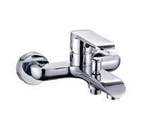 Miscelatore Rubinetto America Esterno Vasca in Ottone Cromato con Set Doccia - CONFEZIONE: 1 pz.