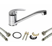 MISCELATORE RUBINETTO CUCINA LAVELLO MONOCOMANDO CANNA BASSA 25 CM LONDRA 52340A