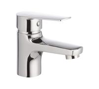 Miscelatore rubinetto lavabo lavello bagno ottone cromato + piletta CUBE 87117