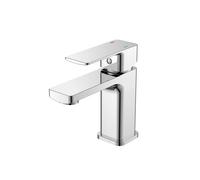Miscelatore rubinetto lavabo lavello bagno ottone cromato + piletta SHAPE 87114
