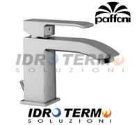 PAFFONI Miscelatore per lavabo LEVEL cromato, Scarico automatico 1"1/4 - LES075CR