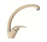 MISCELATORE RUBINETTO LAVELLO CUCINA CANNA ALTA AVENA FRAGRANITE MARRONE BEIGE