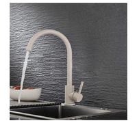 MISCELATORE RUBINETTO LAVELLO CUCINA CANNA ALTA AVENA FRAGRANITE MARRONE BEIGE