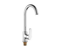 MISCELATORE RUBINETTO LAVELLO CUCINA TONDO ALTO AMBROSIANA