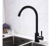 Miscelatore rubinetto monocomando per lavabo cucina canna alta nero Art.69147