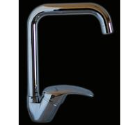 MISCELATORE RUBINETTO MONOCOMANDO PER LAVELLO CUNINA ACCIAIO CROMATO 3610