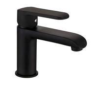 Miscelatore Rubinetto Puma per Lavabo in Ottone Colore Nero Opaco con Piletta