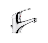 Miscelatore Rubinetto Serie Delfino per Lavabo Ottone Colore Cromato con Piletta