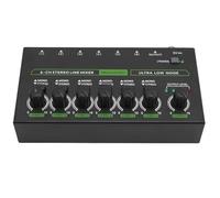 Miscelatore Stereolina a 6, Mixer RGB Leggermente Inossidabile per lo Stadio (Spina europea)