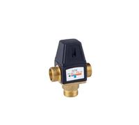 Miscelatore Termostatico Doccia Valvola miscelatrice termostatica a 3 vie DN20/25 Filettatura femmina/maschio Termostatica in ottone for scaldabagno solare Accessorio for il bagno(DN20 Male Thread)