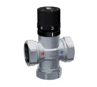 Miscelatore termostatico Far F 1 pollice cromato per impianti sanitari 3950 1