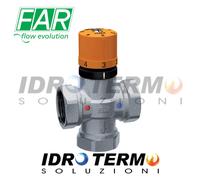 MISCELATORE TERMOSTATICO FAR PER IMPIANTI SOLARI FEMMINA 1/2-3/4-1'' 3953
