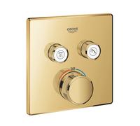 miscelatore termostatico Grohe Grohtherm SmartControl per doccia a 2 vie, finitura oro lucido - 29124GL0