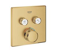 miscelatore termostatico Grohe Grohtherm SmartControl per doccia a 2 vie, finitura oro spazzolato - 29124GN0
